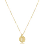 16" Necklace Gold Respect Small Gold Disc Package_ENewton_N16GRESPSMGDL