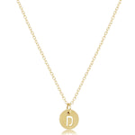 16" Necklace Gold Respect Small Gold Disc Package_ENewton_N16GRESPSMGDD