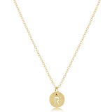 16_Necklace_Gold_Respect_Small_Gold_Disc_Package_ENewton_N16GRESPSMGDR