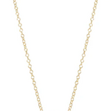 16" Necklace Gold- Signature Cross Purple