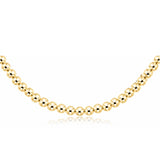 17” Choker Classic Gold 3mm Bead_ENEwton_N17BECLG3