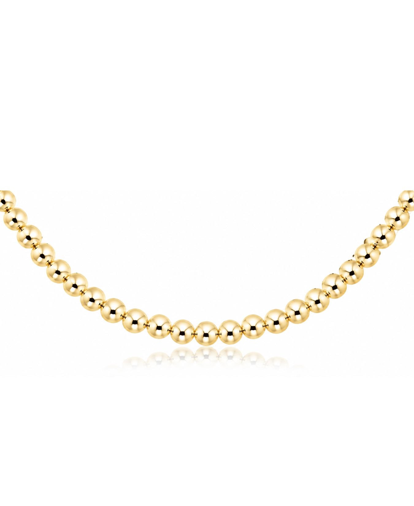 17” Choker Classic Gold 3mm Bead_ENEwton_N17BECLG3