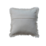 18_Square_Cotton_Slub_Printed_Pillow_with_Santa_Embroidery___Fringe___creativeco_op_XT0229_1