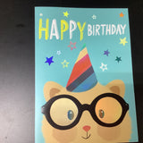 Happy Birthday (Bear w/ glasses)