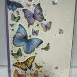 Colorful Butterflies Blank