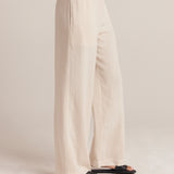 B3051-654-303 - SMOCKED WAIST WIDE LEG