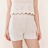 B3409-K96-304 - OPEN CROCHET SHORT