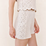 B3409-K96-304 - OPEN CROCHET SHORT