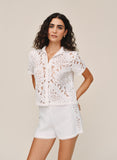 B20016-L25-396 - SHORT SLEEVE CONTRAST BUTTON DOWN
