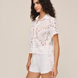 B20016-L25-396 - SHORT SLEEVE CONTRAST BUTTON DOWN