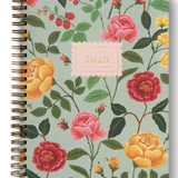 2025 Roses 12-Month Softcover Spiral Planner
