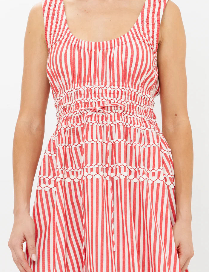 Harper Dress | Sconset Red