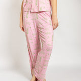 On Par Sleep Pants | Light Pink/Green