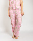 On Par Sleep Pants | Light Pink/Green