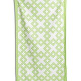 Savannah Giant Beach Towel | Green/White