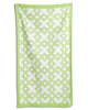 Savannah Giant Beach Towel | Green/White