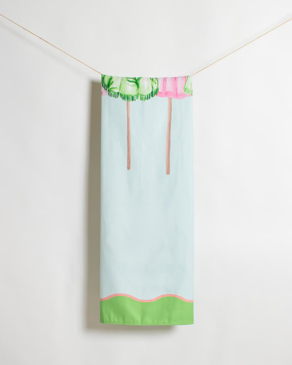 Riviera Giant Beach Towel | Blue/Green/Pink