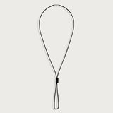 Cheval Leather Necklace | Silver