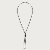 Cheval Leather Necklace | Gold