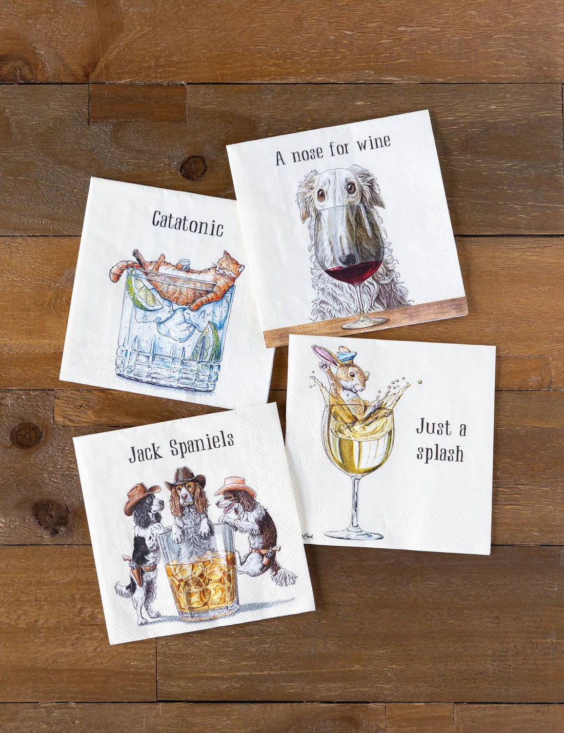 A Nose for Wine Cocktail Napkin | Pack of 20