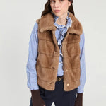 Camel Fur Vest_33764