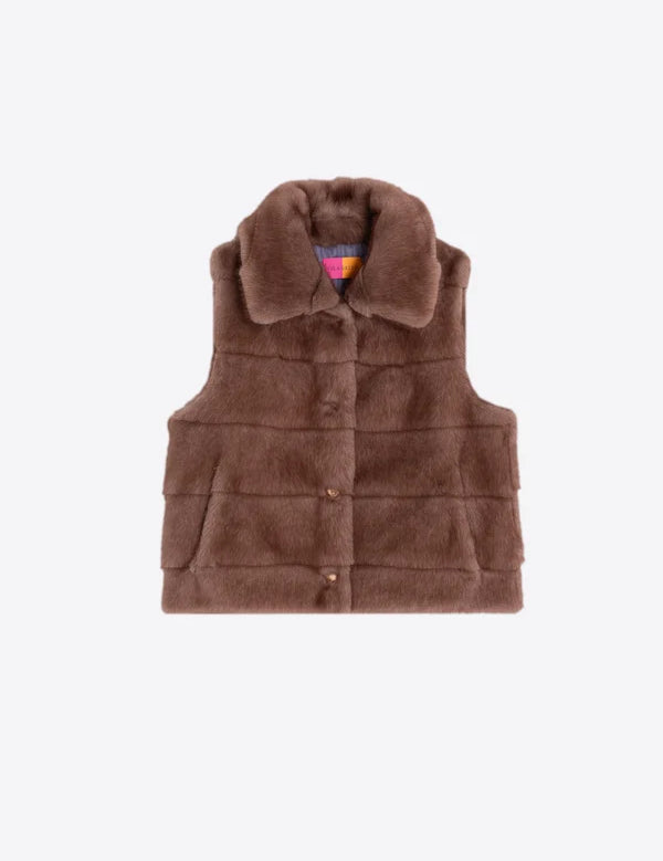 Camel Fur Vest_33764
