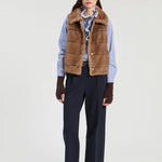 Camel Fur Vest_33764