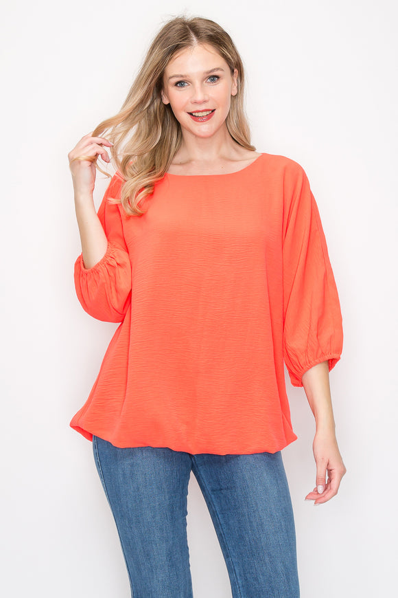 Wrendelle Top Neon Orange