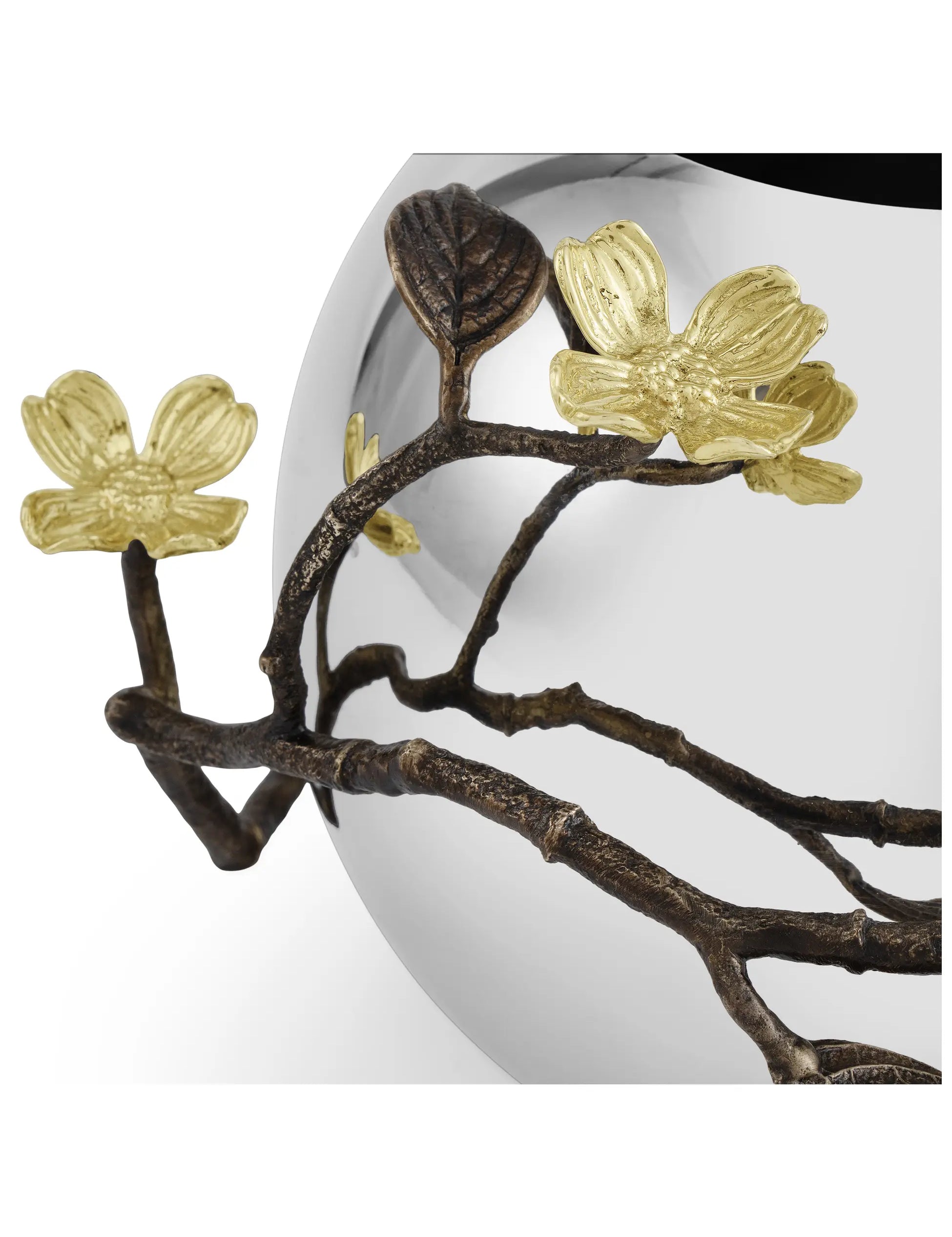 a close up of a branch with flowers