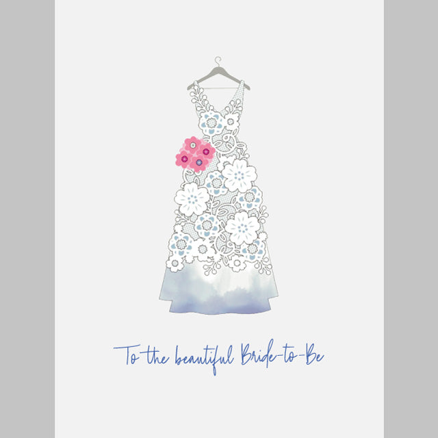a dress with flowers on it