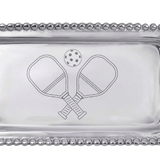 3905PP Pickle Ball Beaded Statement Tray