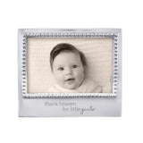 Thank Heaven for Little Girls Beaded 4x6 Frame