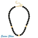 Bailey Necklace | Black Oynx