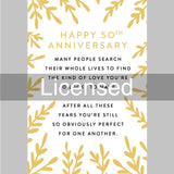 50th Anniversary Card