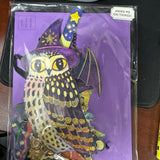 Wizard Owl Mobile Halloween Card