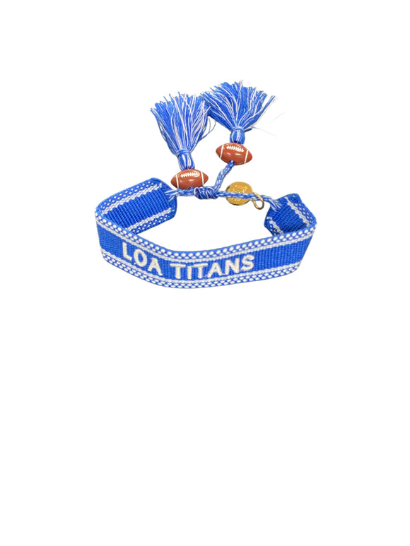 LOA Titans Tassel Bracelet w/ Football