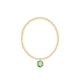 Classic Gold 2mm and 3mm Bracelet Reflection Small Charm