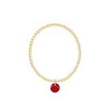 Classic Gold 2mm and 3mm Bracelet Reflection Small Charm