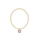 Classic Gold 2mm and 3mm Bracelet Reflection Small Charm