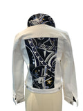 LV Navy on White | XSmall