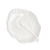 Leaf Melamine Footed Tray