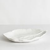Leaf Melamine Footed Tray
