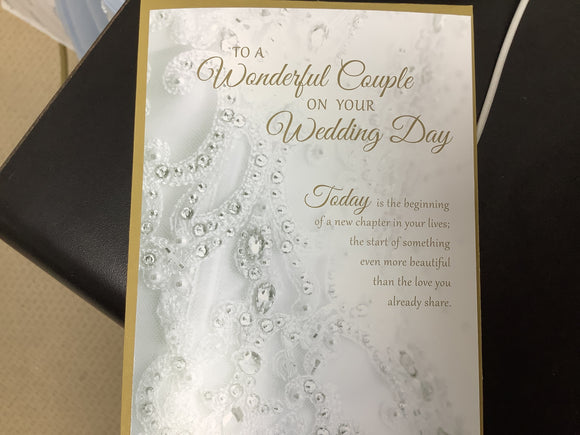 To a Wonderful Couple on Your Wedding Day