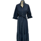 Catherine Dress | #511 Stretch Denim