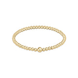 Classic Gold 4mm Bead Bangle