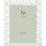 8x10 Crystal Glass Frame | Single Row Bubble Box 85