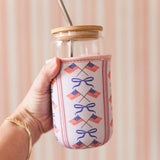American Flags & Coquette Bows Drink Sleeve