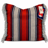Liberty Lux American Prosperity Pillow | Silver Charm & Trim