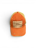 Distressed Designer Scarf Baseball Hat