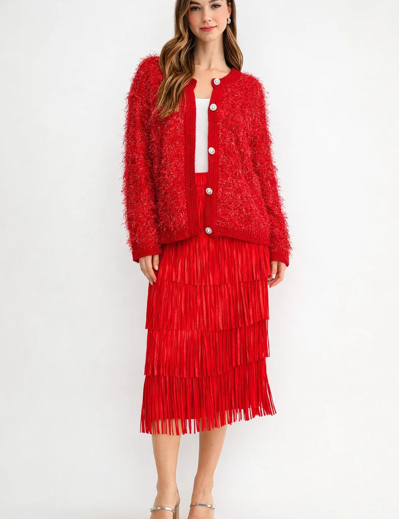 Jayleen Fringe Skirt